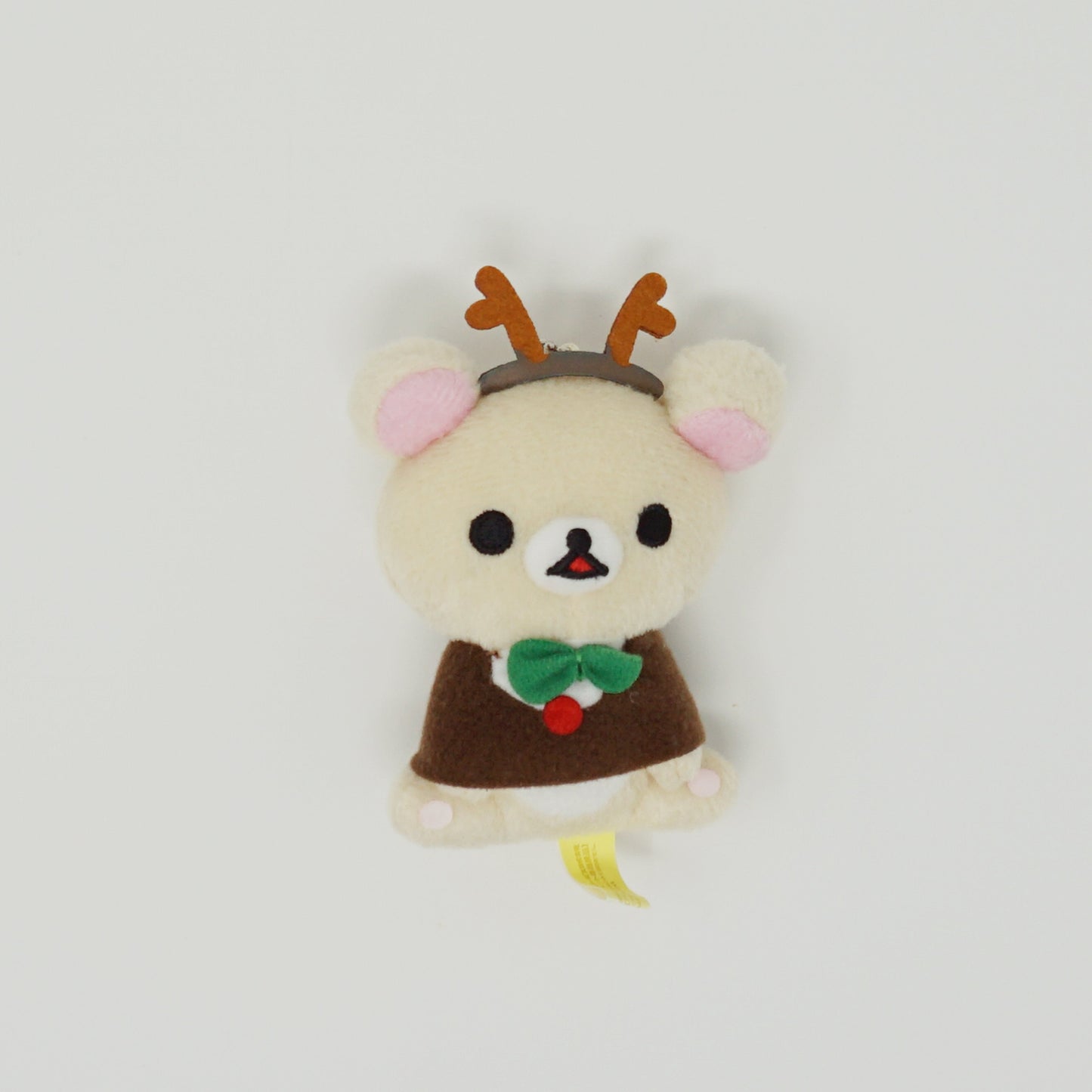 2015 Korilakkuma Brown Reindeer Cape Prize Plush Keychain - Christmas - Rilakkuma